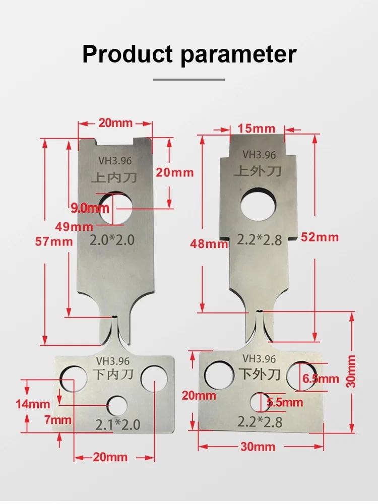 OTP Tungsten steel blade for Terminal crimping machine, Terminal machine blade, OTP blade, Wire Strip And Crimp Machine Dies,Assembly Knife For Crimp Machine,Crimping Knife Λεπίδα από χάλυβα βολφραμίου OTP για τερματική μηχανή πτύχωσης, λεπίδα τερματικού μηχανήματος, λεπίδα OTP, συρμάτινη λωρίδα και μήτρες μηχανής πτύχωσης, μαχαίρι συναρμολόγησης για μηχανή πτύχωσης, μαχαίρι πτύχωσης