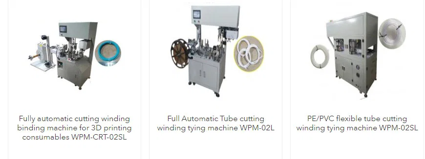 Αυτόματες μηχανές τυλίγματος και δέσμευσης καλωδίων. Γρήγορες, ακριβείς, εξοικονομικές εργασίας. Αυξήστε την παραγωγική αποδοτικότητα.