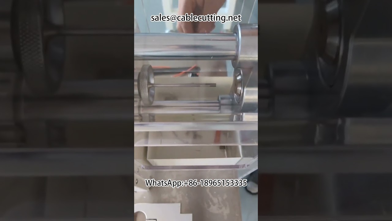 Ημιαυτόματη Κοπτική Μηχανή Μεταλλικού Πλέγματος Θωράκισης για Καλώδια Ηλεκτρικών Οχημάτων (EV)