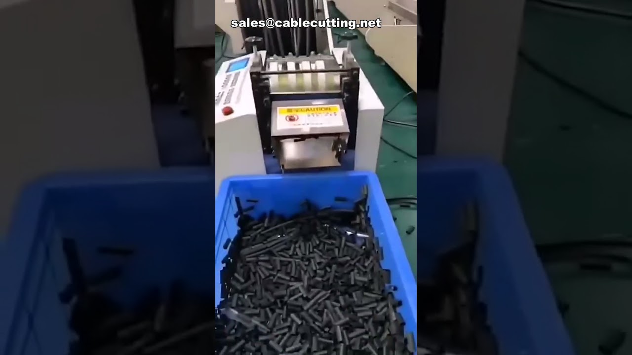 Automatic Pvc Plastic Soft Heat Shrink Tube Pipe Cutting Machine