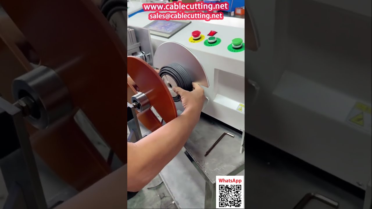 Ολοκληρωμένη Μηχανή Μέτρησης, Τύλιξης και Δέσιμου για Καλώδια Ασφαλείας και Δικτύου