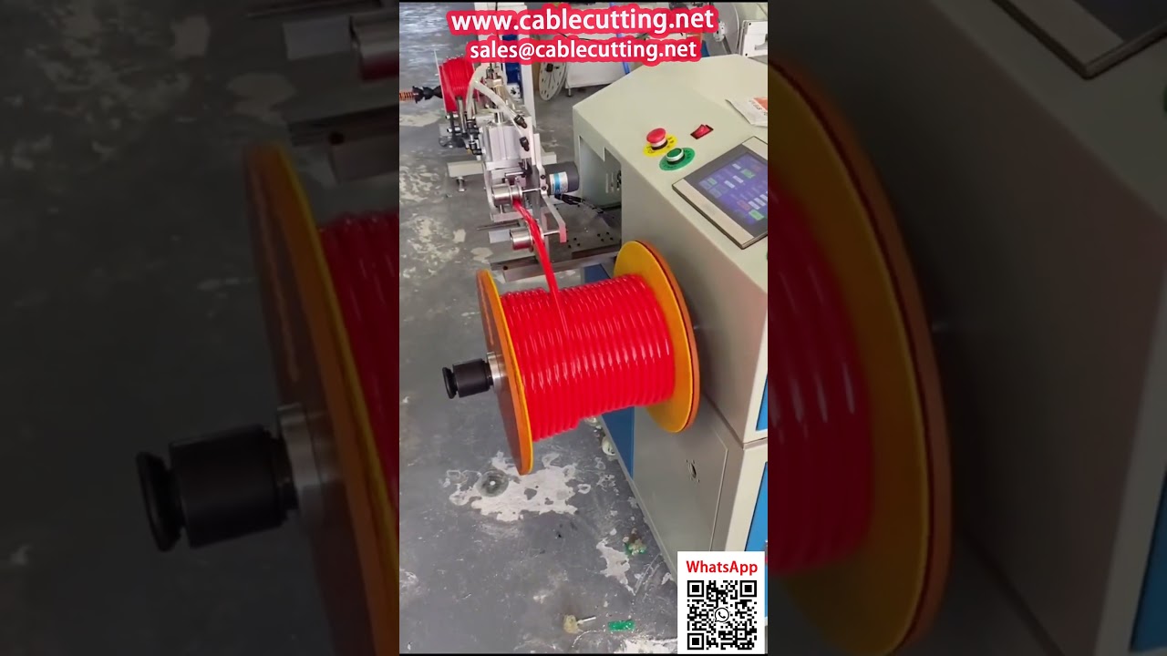 Μηχανή ακριβείας περιέλιξης για πνευματικούς σωλήνες, λάστιχα και καλώδια
