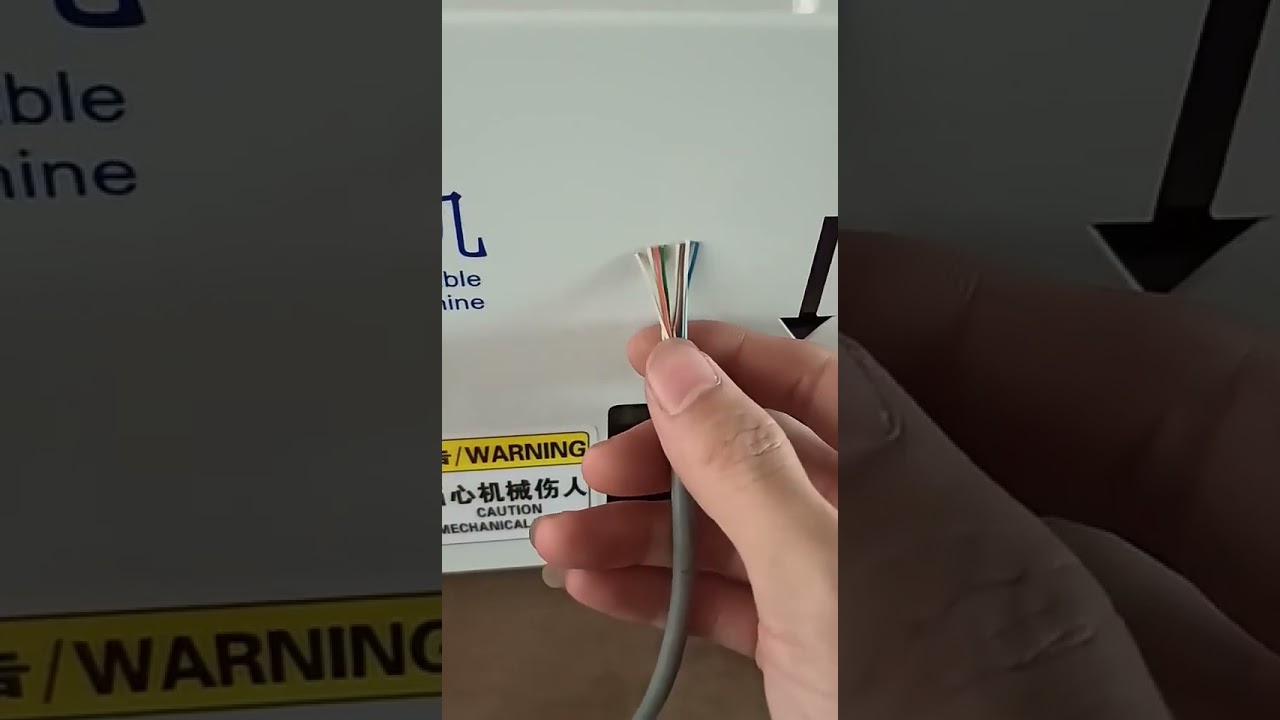 Pneumatic Multi Core WireNetwork Cable Inner Twisted Wire Straightening Machine