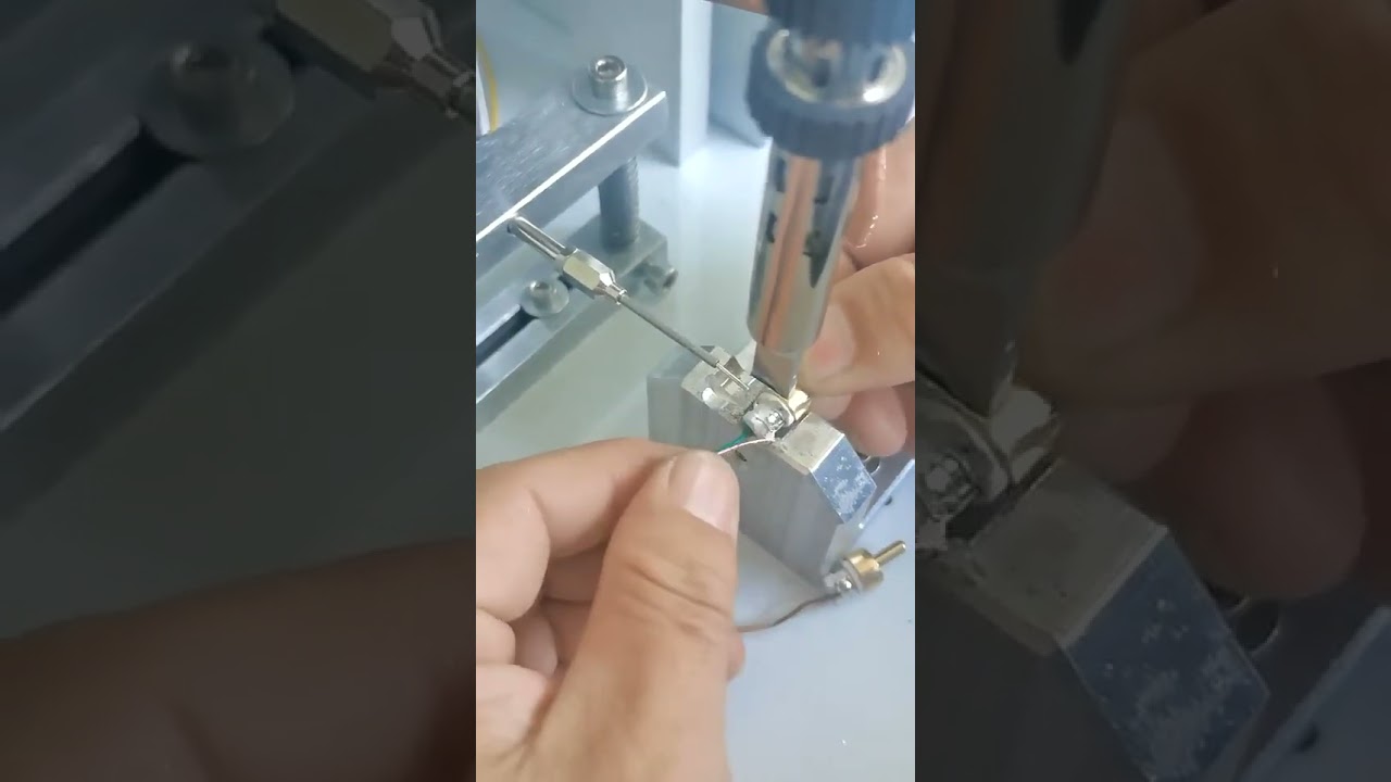 Semi Automatic Foot Operated USB PCB LED Strip Light Cable Soldering Machine