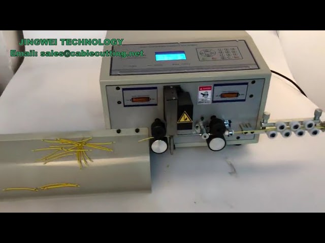 High Performance Computer Wire Stripping Machine 4 5 Square Automatic Cable Peeling Machine