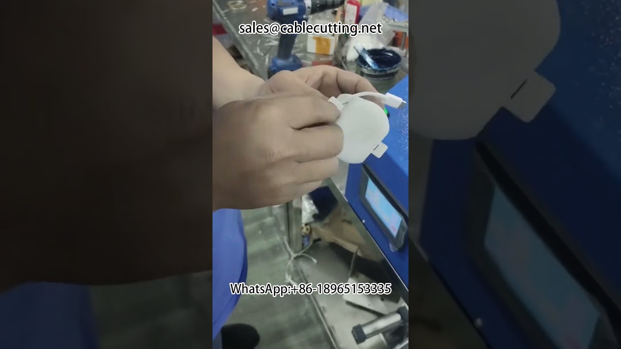 Μηχανή Περιέλιξης Καλωδίων Δεδομένων σε Χάρτινες Κάρτες | Apple, Android, Type-C | Αυτοματισμός Εργοστασίου