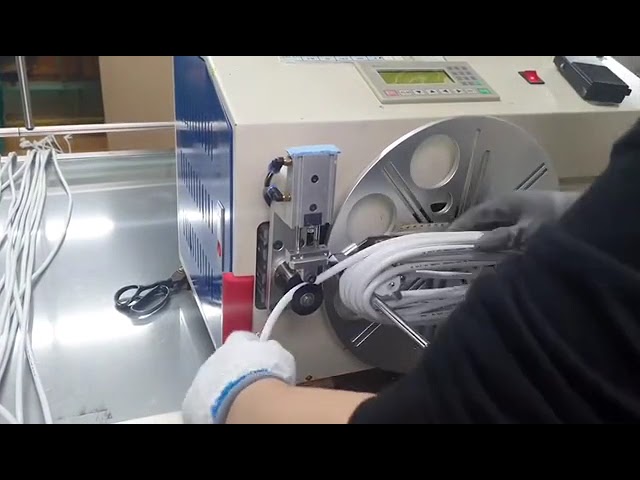 Αυτόματη Μηχανή Περιτύλιξης και Δέσμευσης Υποδοχών WPM-210 | Αποδοτική Συσκευασία Καλωδίων