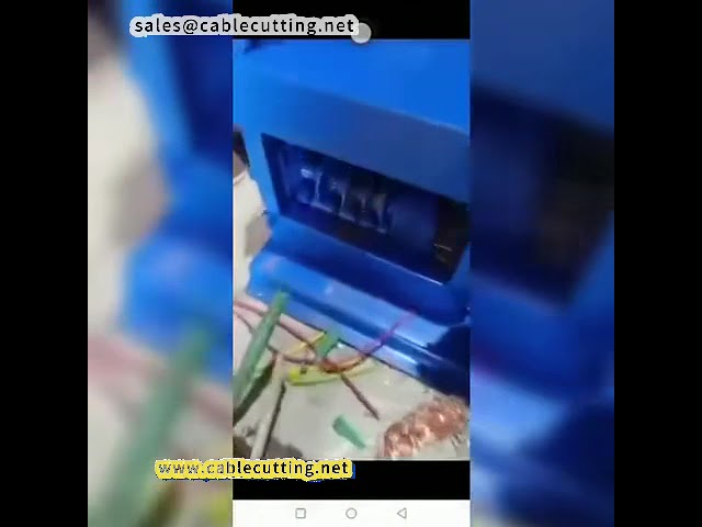 Automatic scrap copper wire stripping machine