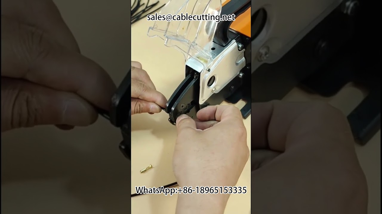 Pneumatic Crimping Pliers for Industrial Wire Processing