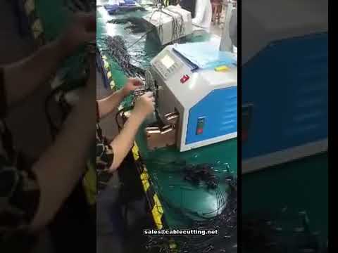 Αυτόματη μηχανή περιτύλιξης και δεσίματος καλωδίων ακουστικών (Twist Tie)