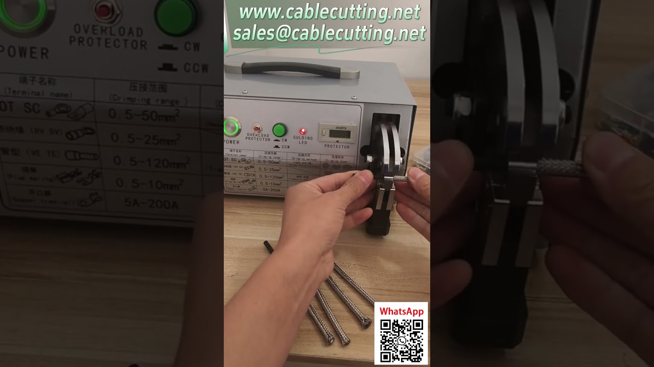 Ηλεκτρική πρέσα συμπίεσης για καλώδια 70mm² | 3,7 τόνοι δύναμης, plug & play