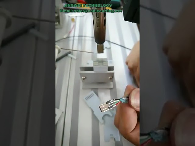 Μηχανή συγκόλλησης καλωδίων Type C υψηλής ακρίβειας για iPhone και USB A - Αυτόματη μηχανή συγκόλλησης DIY