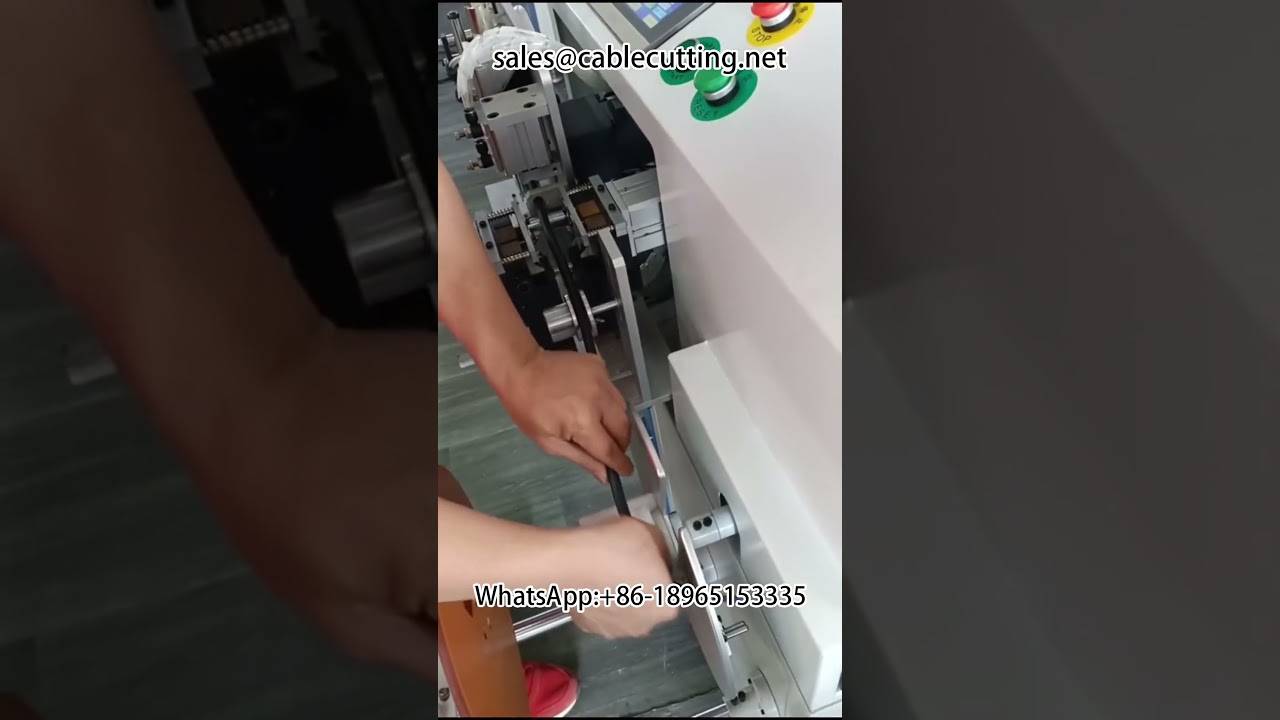 Wire & Cable Front & Rear End Stripping, Metre Counting, Sequencing Winding, Automatic Cutting & Tyi