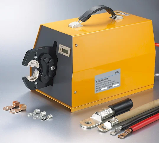 Πνευματικό Πτύχωσης ακροδεκτών Μηχανή WPM-300L - Ημιαυτόματη μηχανή πτύχωσης