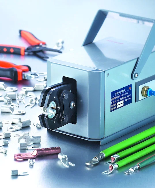 Πνευματικό Πτύχωσης ακροδεκτών Μηχανή WPM-50L - Ημιαυτόματη μηχανή πτύχωσης