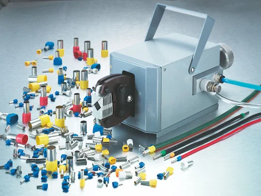 Πνευματικό Πτύχωσης ακροδεκτών Μηχανή 6-4 - Ημιαυτόματη μηχανή πτύχωσης